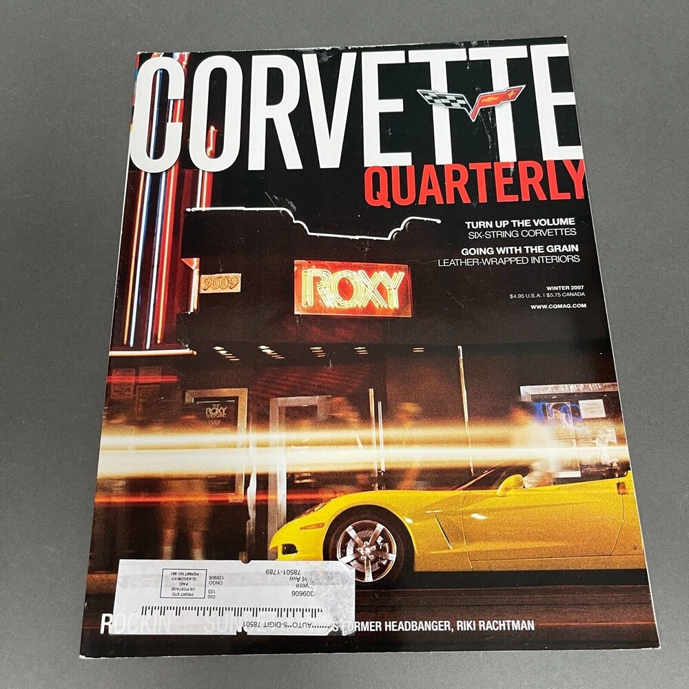 Corvette Quarterly Magazine Winter 2007